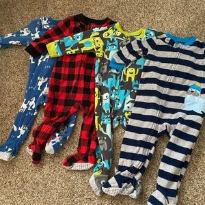 12 month fleece jammies